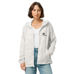 MYMOOD Unisex lightweight zip up windbreaker