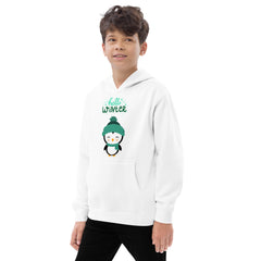 Hello Winter Kids fleece hoodie