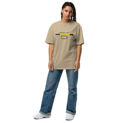 Energy-Saving Mode Oversized faded t-shirt