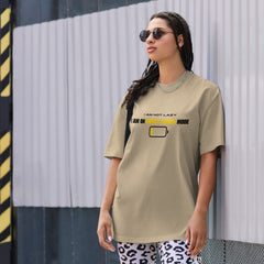 Energy-Saving Mode Oversized faded t-shirt