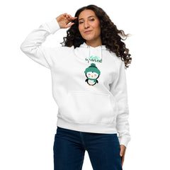 Hello Winter Unisex eco raglan hoodie