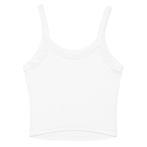 Sorry I am late micro-rib tank top