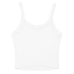 Sorry I am late micro-rib tank top